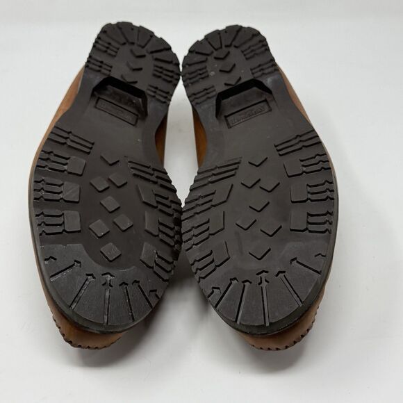 American Eagle Loafers Shoes Mens 13 D Brown Leather Kiltie Tassels Y2K USA Made main image 10